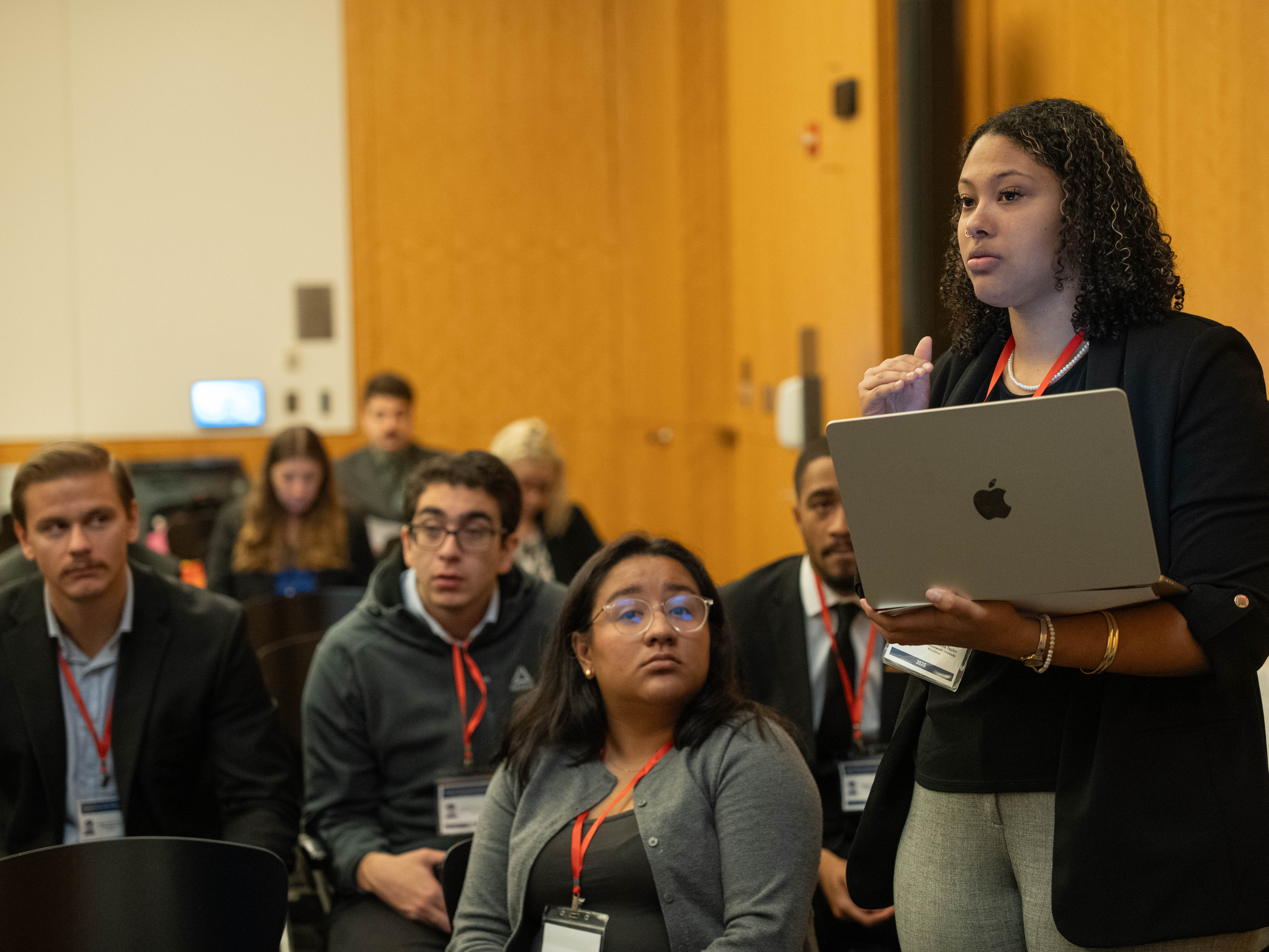 Students at VGS 2025 in subcommitte room