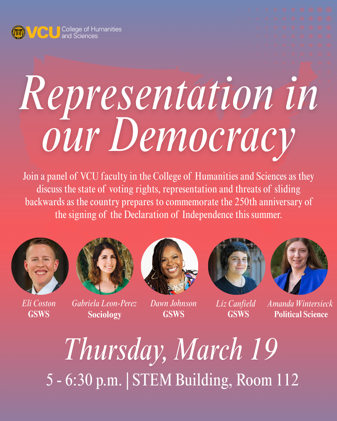Representation in our Democracy flyer